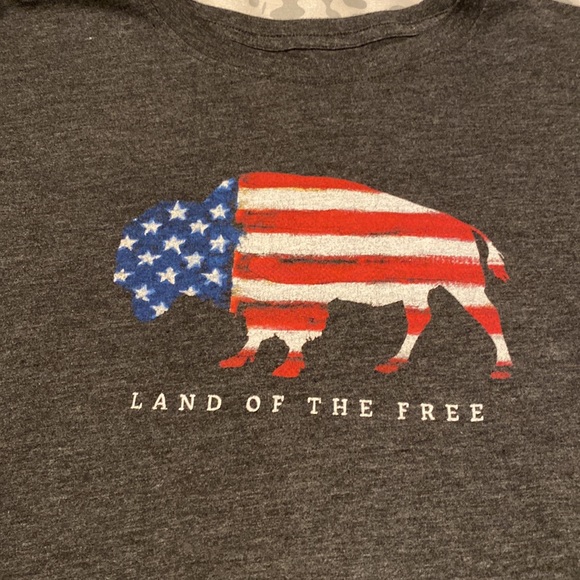 Men’s Land of the Free short sleeve tee shirt - Picture 2 of 5